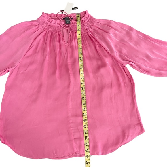 Chelsea and Theodore Pink Blouse long sleeves Size XL - Picture 6 of 8